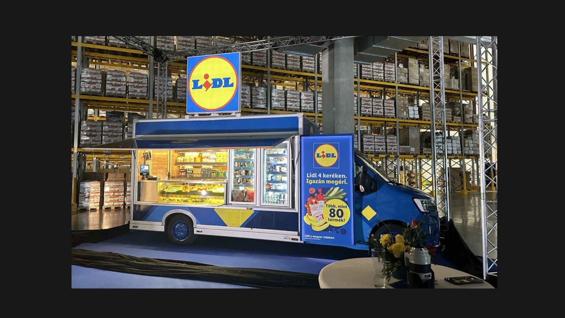 Salesvan büféskocsi